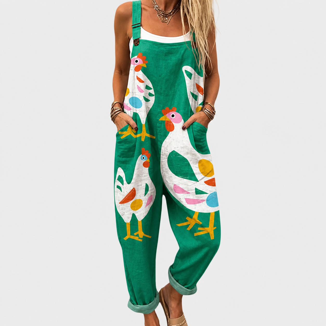 Leichte und fröhliche Overalls