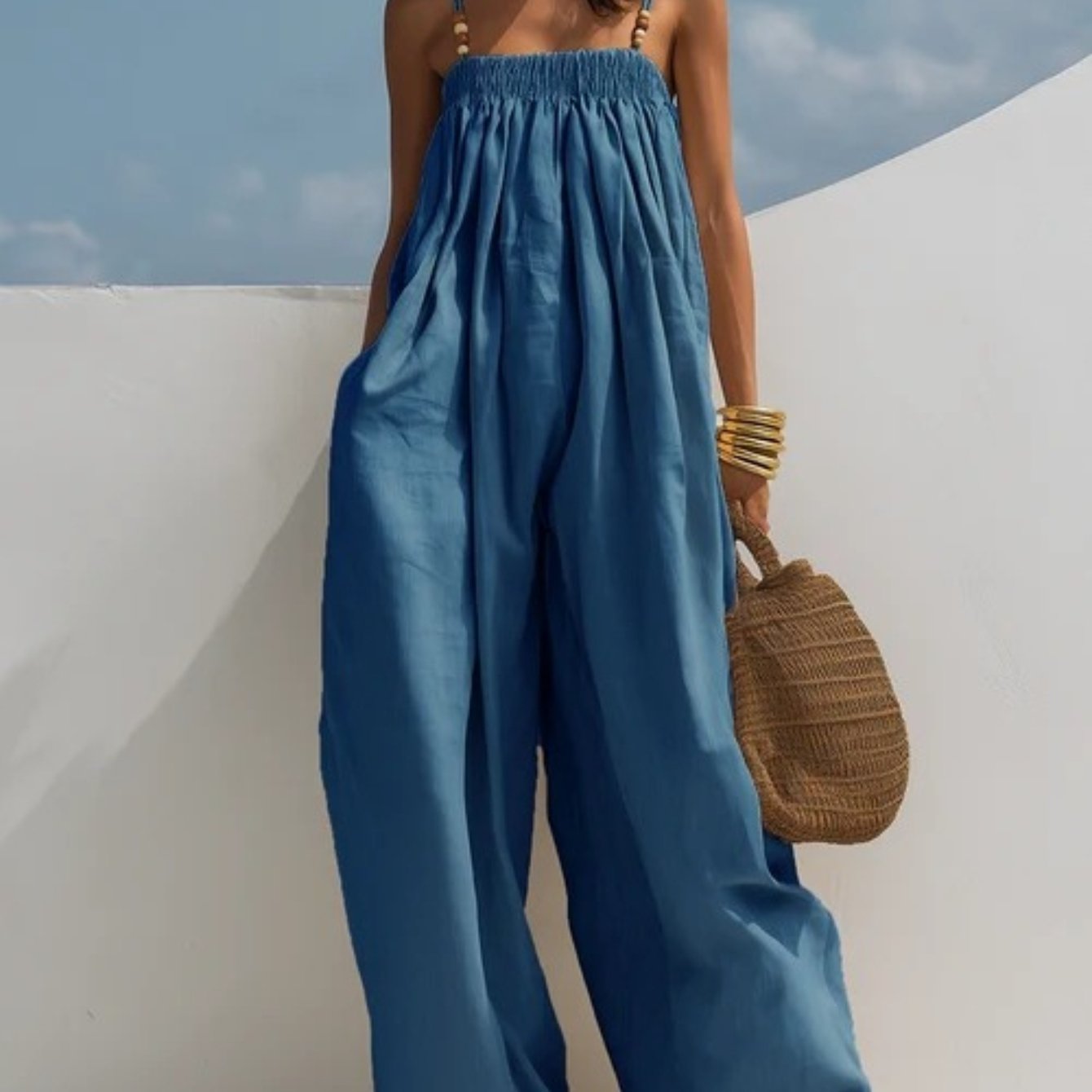 Madison | Jeans Overall mit Weiten Beinen
