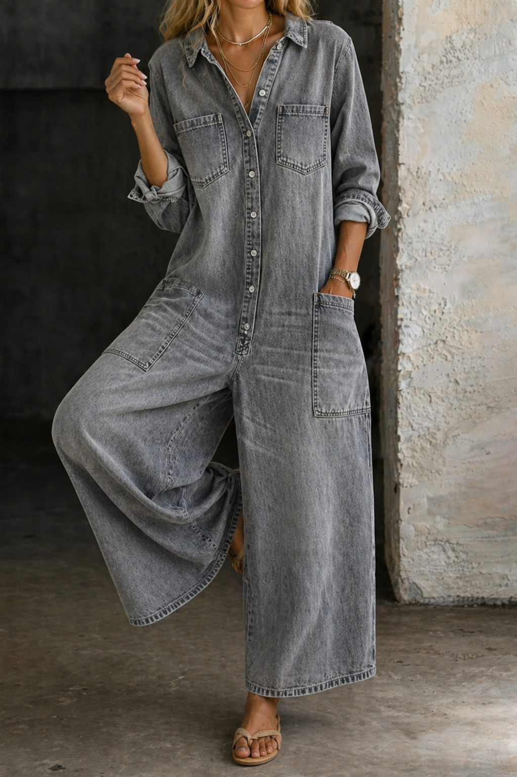 Vivienne | Lockere Jeanskombination