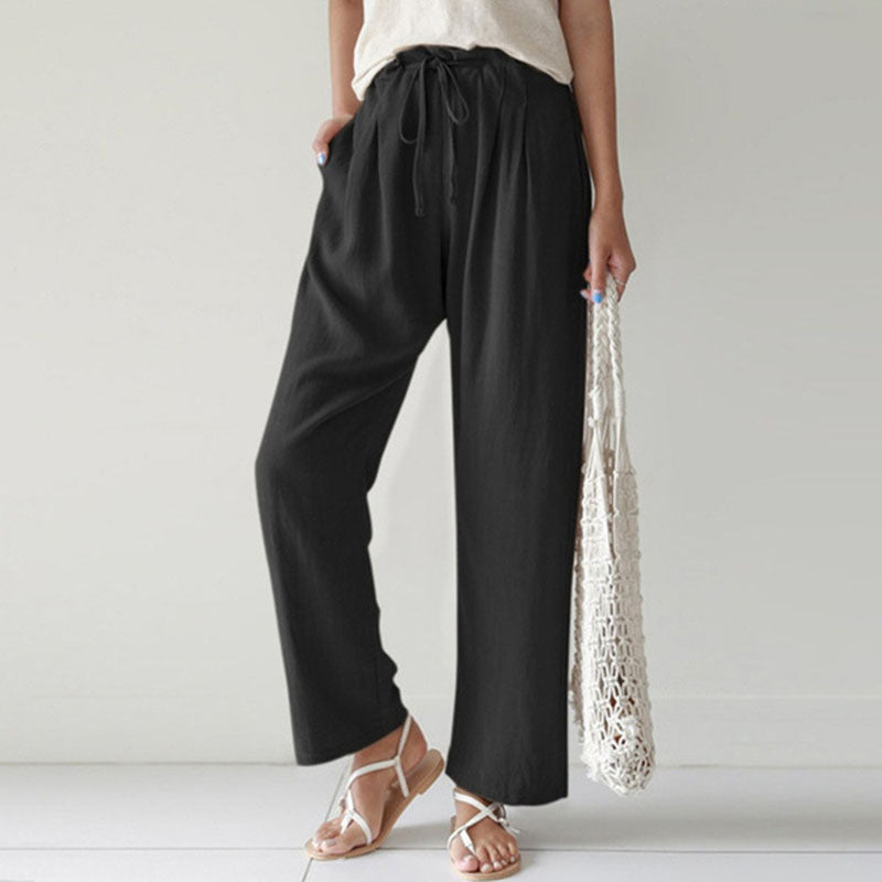 Vara - Relaxed Fit Hosen mit Verstellbarem Bund