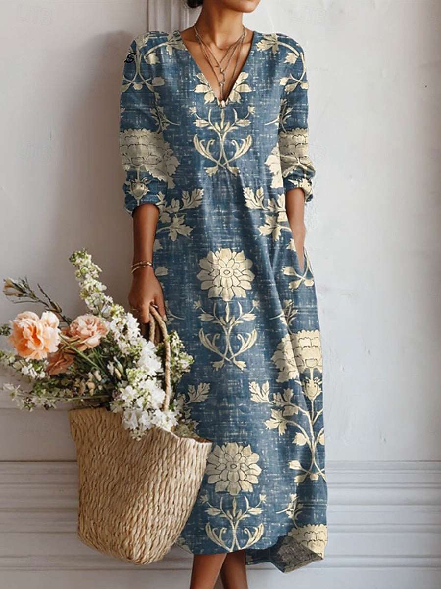 Langes Boho-Kleid