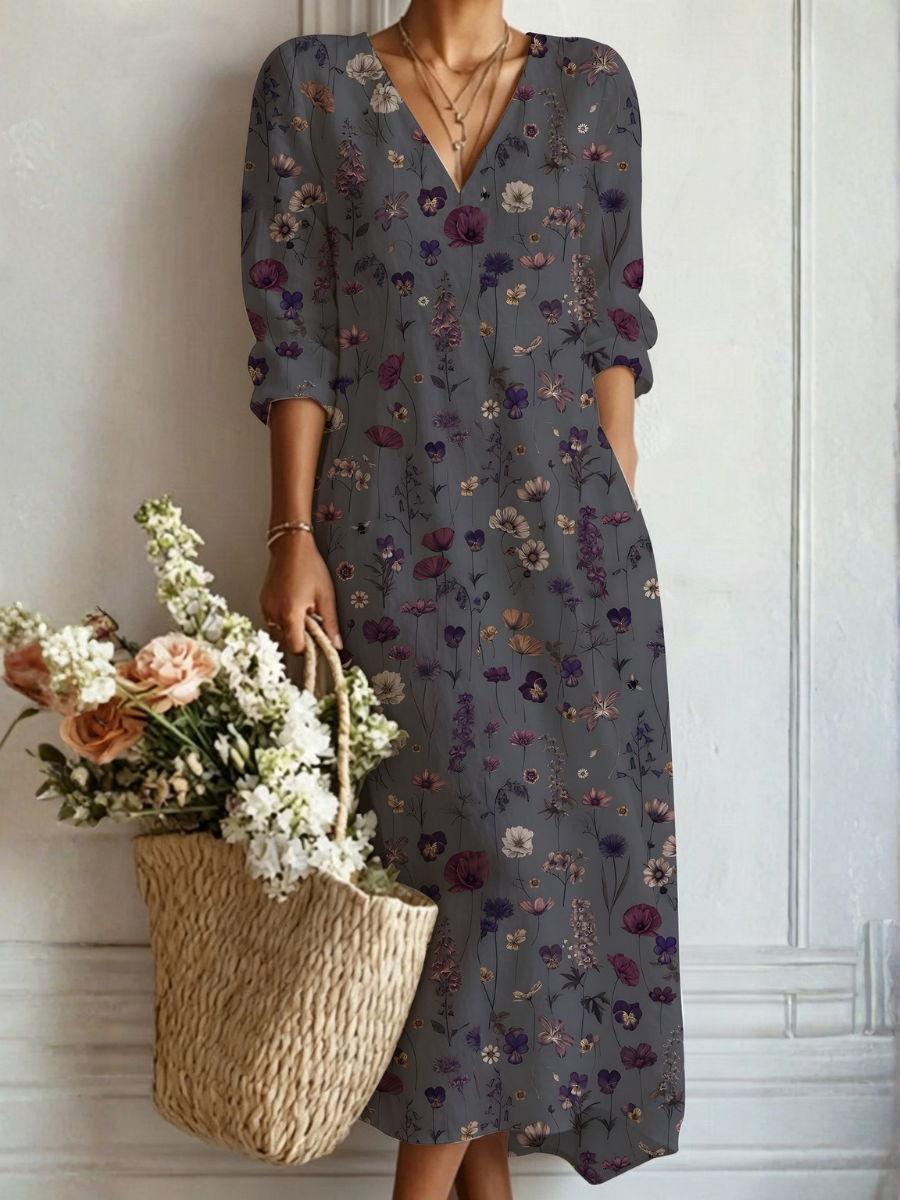 Langes Boho-Kleid