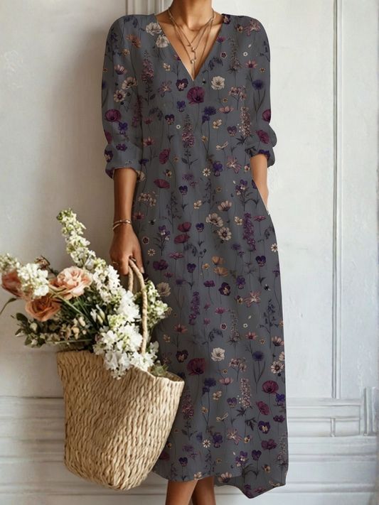 Langes Boho-Kleid
