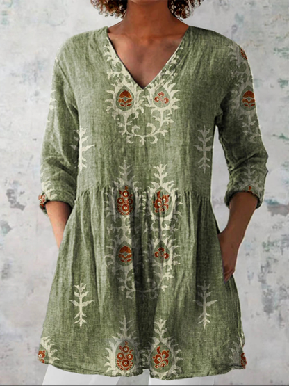 Maeve | Weite Bluse mit V-Ausschnitt