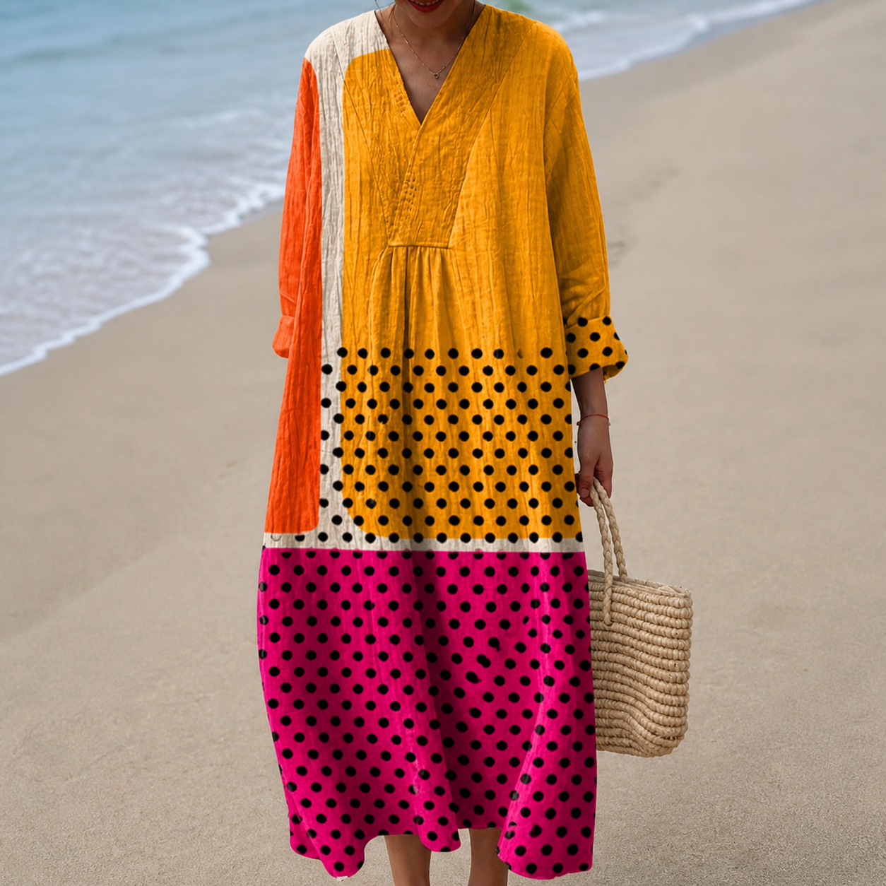 Bequemes Sommerkleid