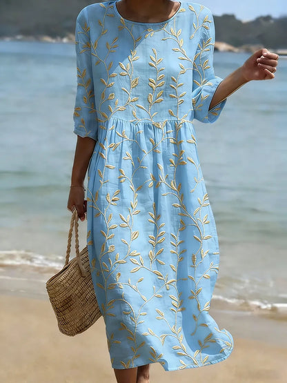 Lavinia | Damen Freizeitkleid mit floralem Muster