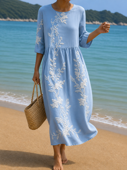 Bryony | Damen Casual Kleid mit floralem Muster