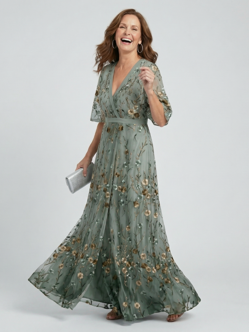 Maxikleid Halter Bloom Flow Selora