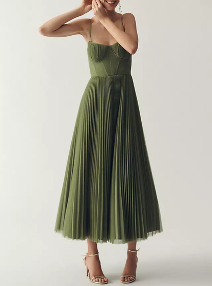 Elegant drapierte Tüllrobe
