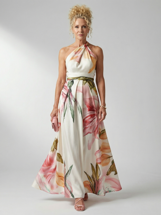 Amiel | Leichtes Floral-Maxikleid