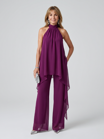 Bearim | Halter Neck Asymmetrisches Tunika-Set