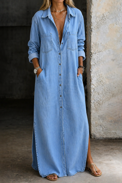 Delana | Kleid mit Knopf