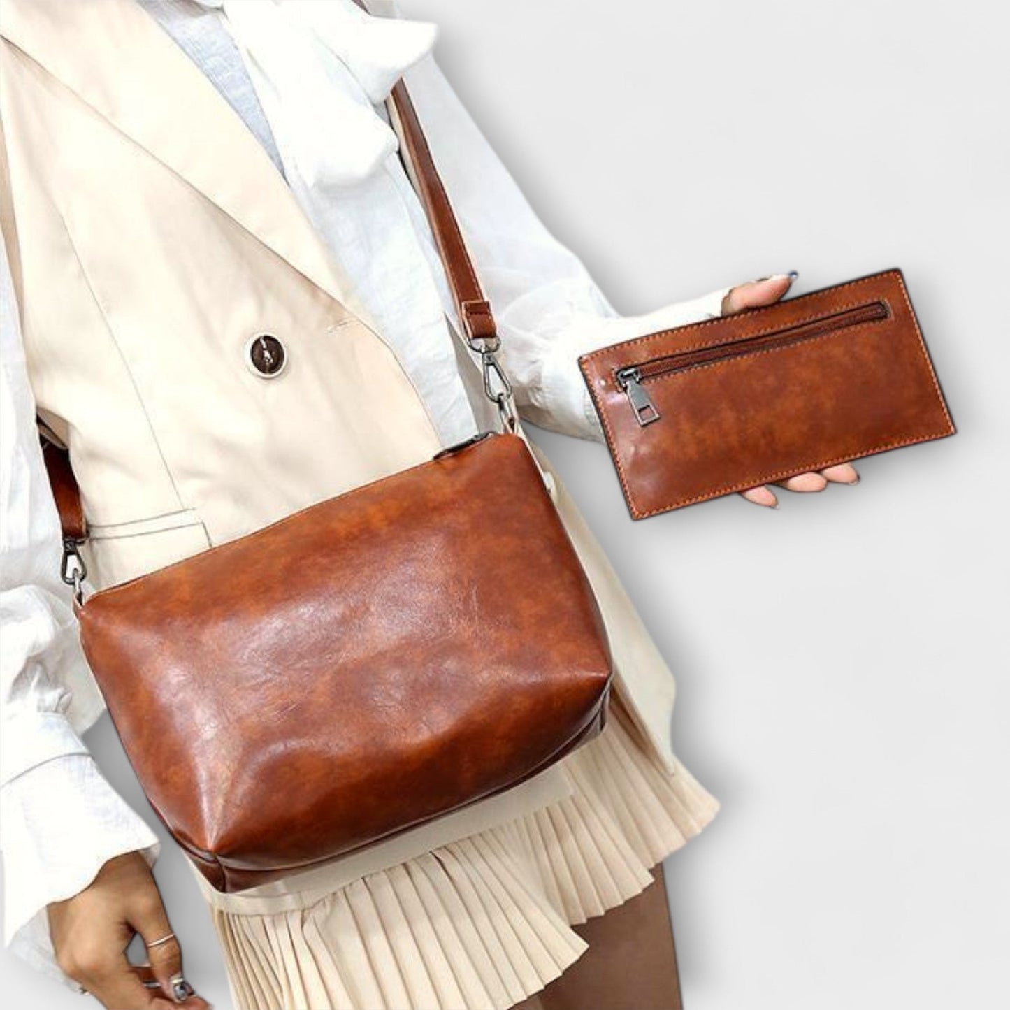 Ida | 4-teiliges Vintage-Taschenset