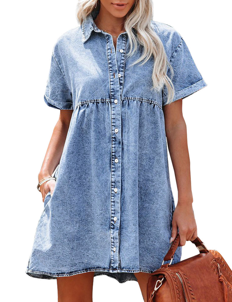 Jane | Jeanshemdkleid