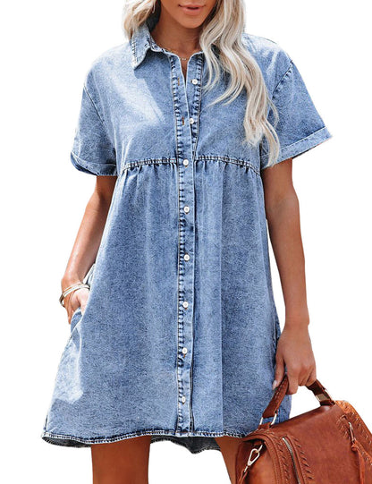 Jane | Jeanshemdkleid