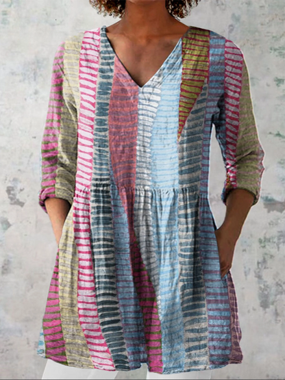 Danica | Weite V-Ausschnitt Bluse