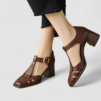 Scarlett – Orthopädische T-Strap Sandalen