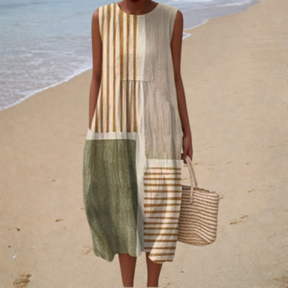 Sina | Bequemes ärmelloses Sommerkleid