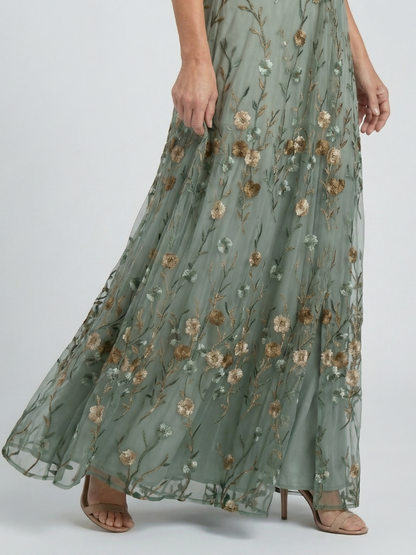 Maxikleid Halter Bloom Flow Selora