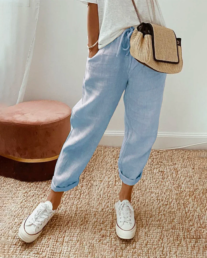 Bequeme und Elegante Fließende Hosen