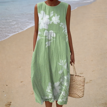 Wanda | Bequemes ärmelloses Sommerkleid