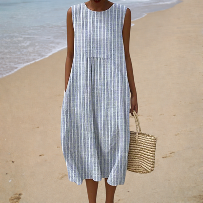 Marlen | Bequemes ärmelloses Sommerkleid