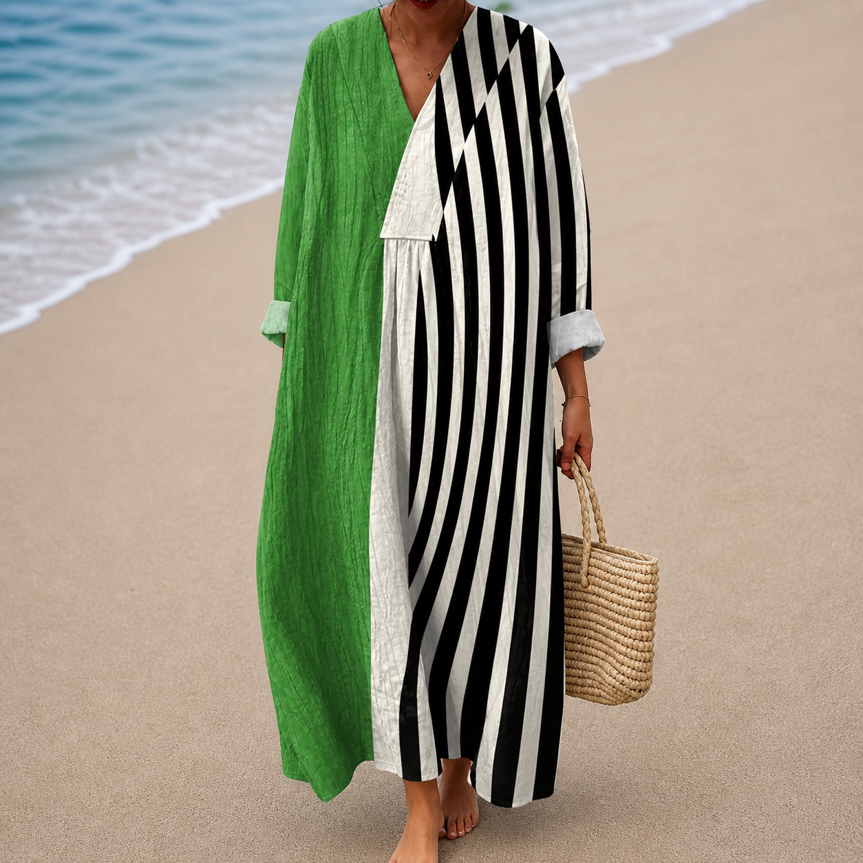 Bequemer Sommerkleid
