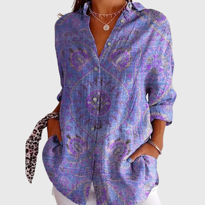 Fiorella | Leichte und farbenfrohe Bluse mit Druck