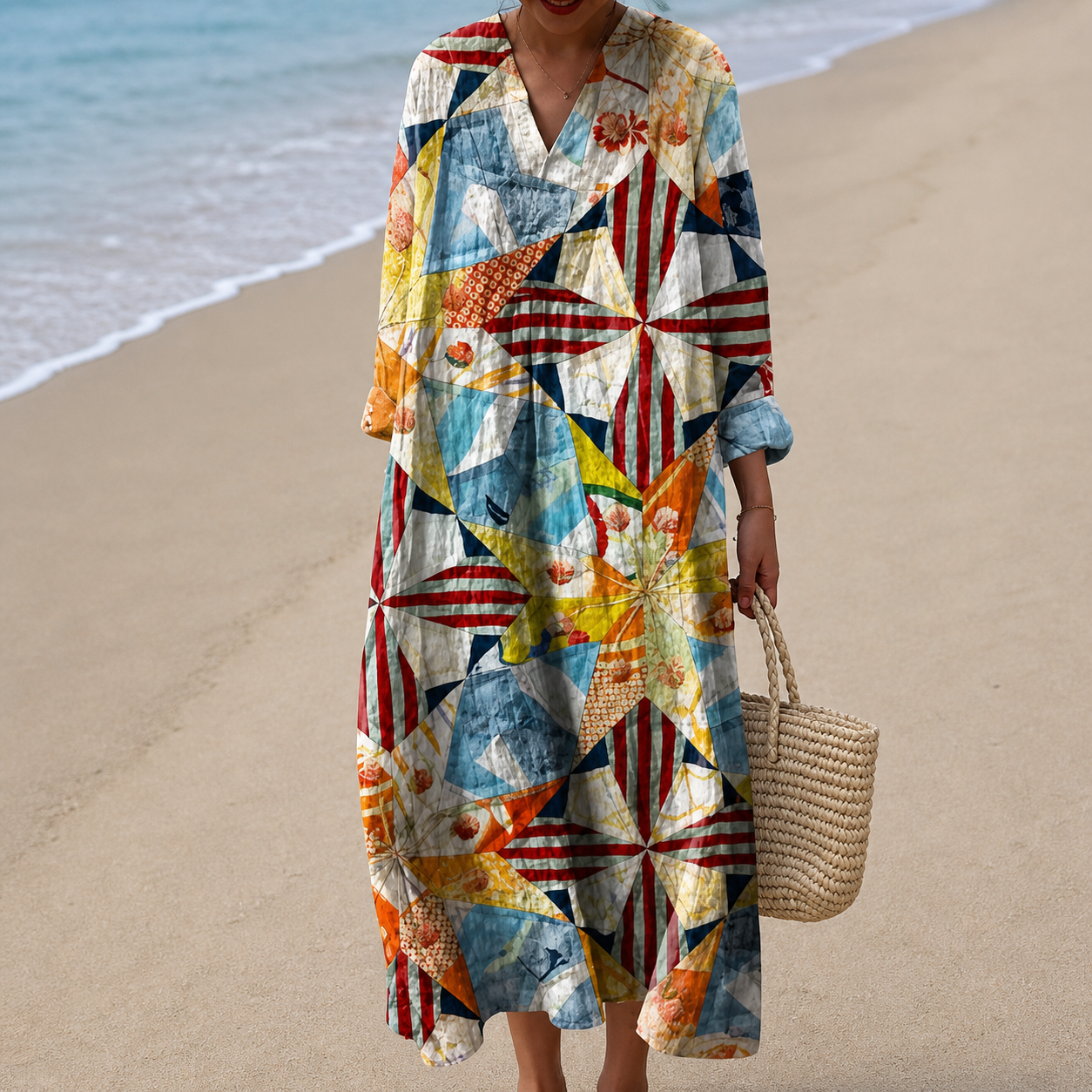 Bequemes Sommerkleid
