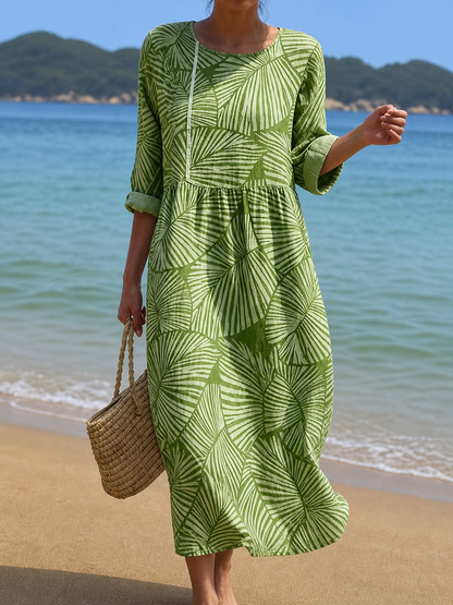 Yseult | Damen Freizeitkleid mit Blumenmuster