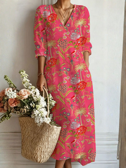 Tindra | Langes Boho-Kleid