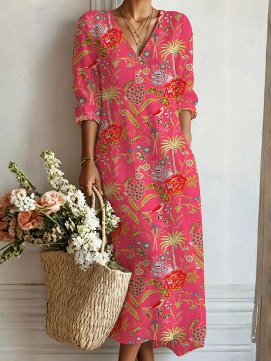 Langes Boho-Kleid
