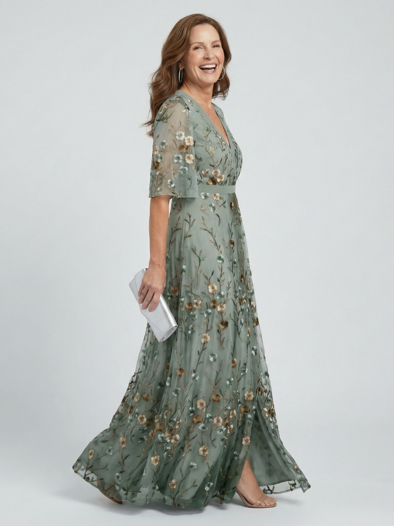 Maxikleid Halter Bloom Flow Selora