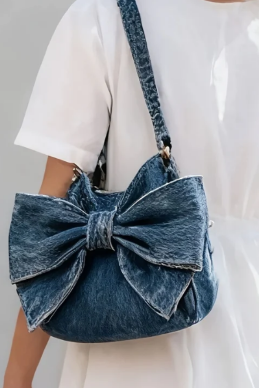 Anika | Retro Tasche mit Schleife