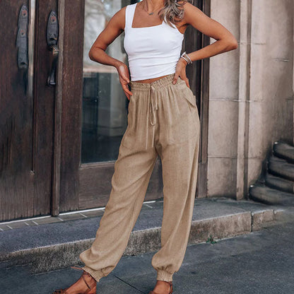 Kaeli – Elegante Hose mit Verstellbarem Bund