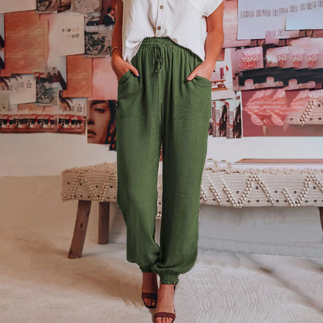 Kaeli – Elegante Hose mit Verstellbarem Bund