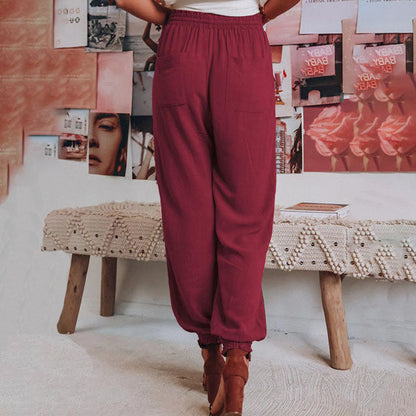 Kaeli – Elegante Hose mit Verstellbarem Bund