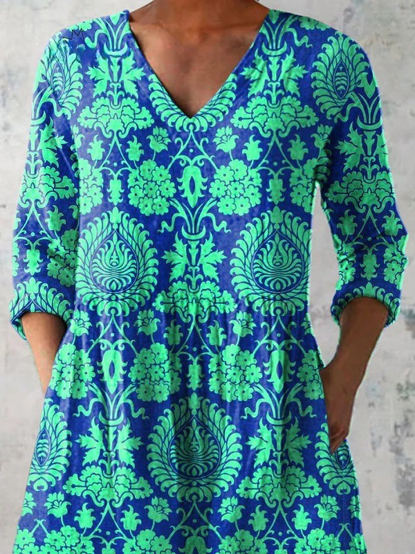 Beatrix | Weite Bluse mit V-Ausschnitt