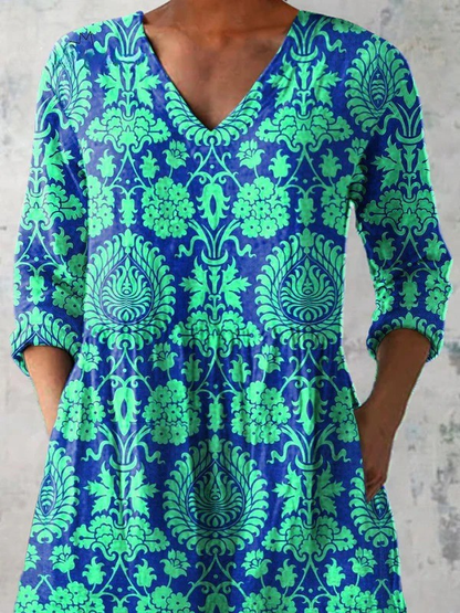 Beatrix | Weite Bluse mit V-Ausschnitt