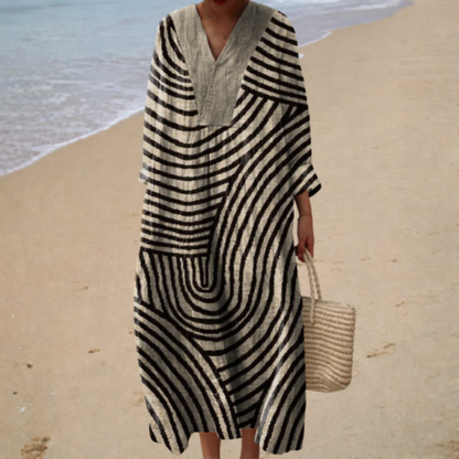 Anouk | Figurbetontes Sommerkleid mit Print