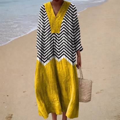 Livia | Vorteilhaftes bedrucktes Sommerkleid