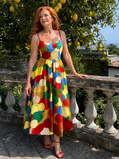 Auvelle | Midi-Kleid mit Punkten