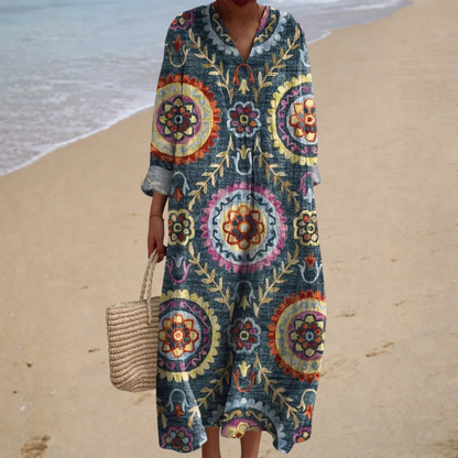 Quila | Vorteilhaftes bedrucktes Sommerkleid
