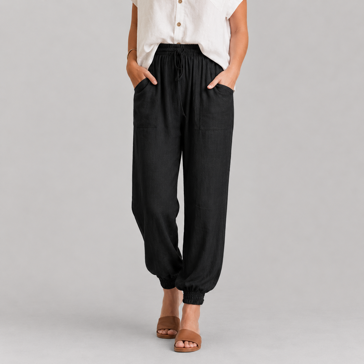 Kaeli – Elegante Hose mit Verstellbarem Bund