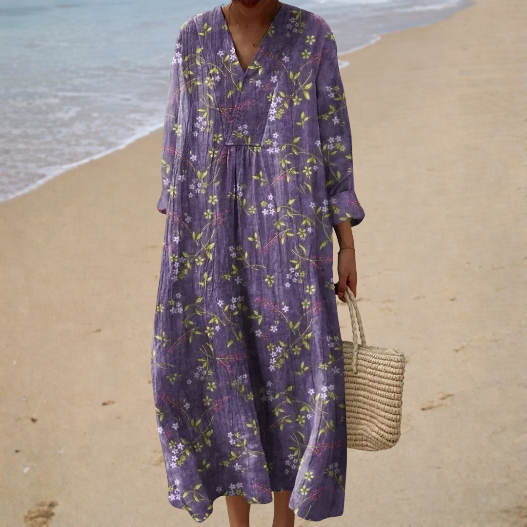 Figurbetontes Sommerkleid mit Print