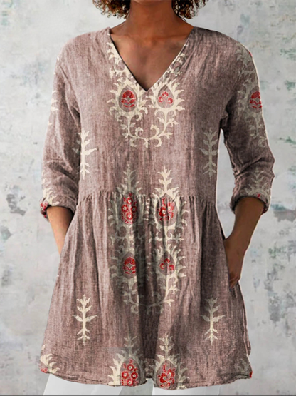 Maeve | Weite Bluse mit V-Ausschnitt