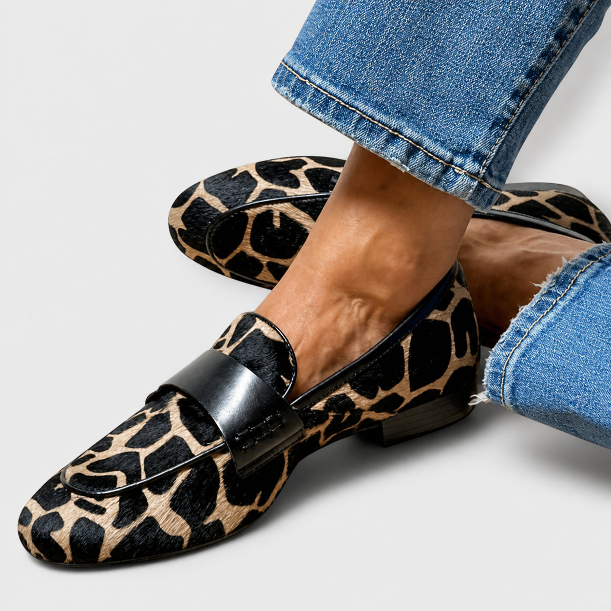 Léonie™ | Leoparden-Mokassin