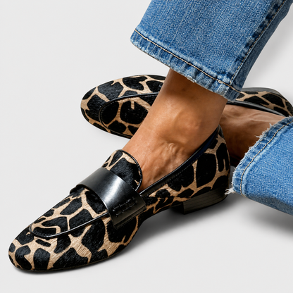 Léonie™ | Leoparden-Mokassin