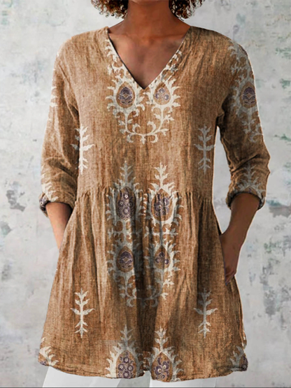 Maeve | Weite Bluse mit V-Ausschnitt