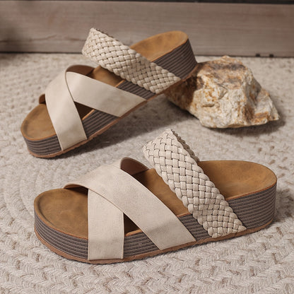 Elegante Gewebte Sandalen